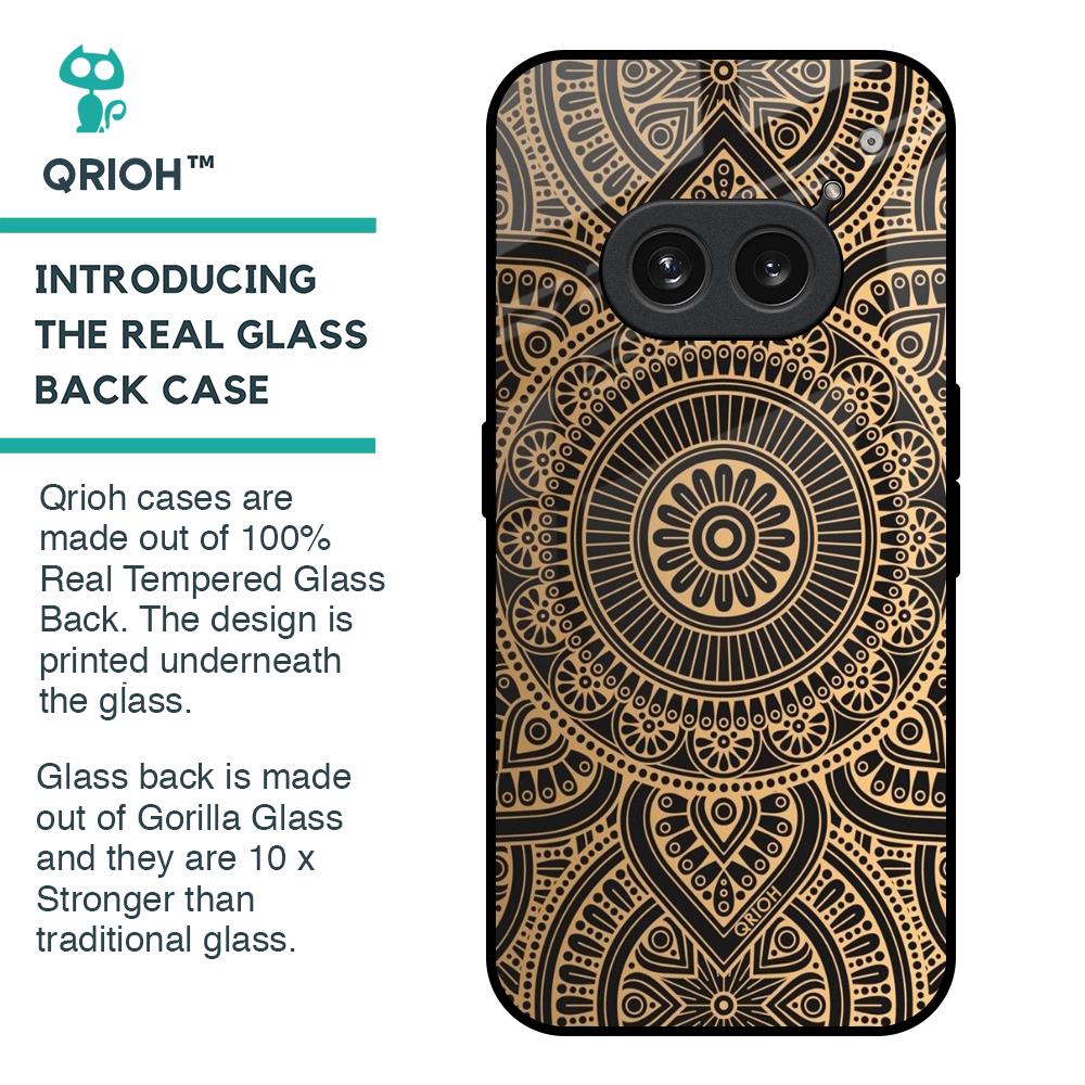 Luxury Mandala Glass Case for Nothing Phone 2a 5G