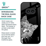 Kitten Mandala Glass Case for Nothing Phone 2a 5G