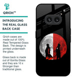 Anime Red Moon Glass Case for Nothing Phone 2a 5G