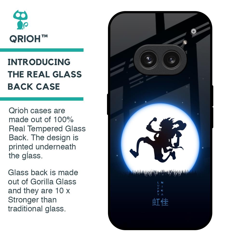Luffy Nika Glass Case for Nothing Phone 2a 5G