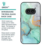 Green Marble Glass Case for Nothing Phone 2a 5G