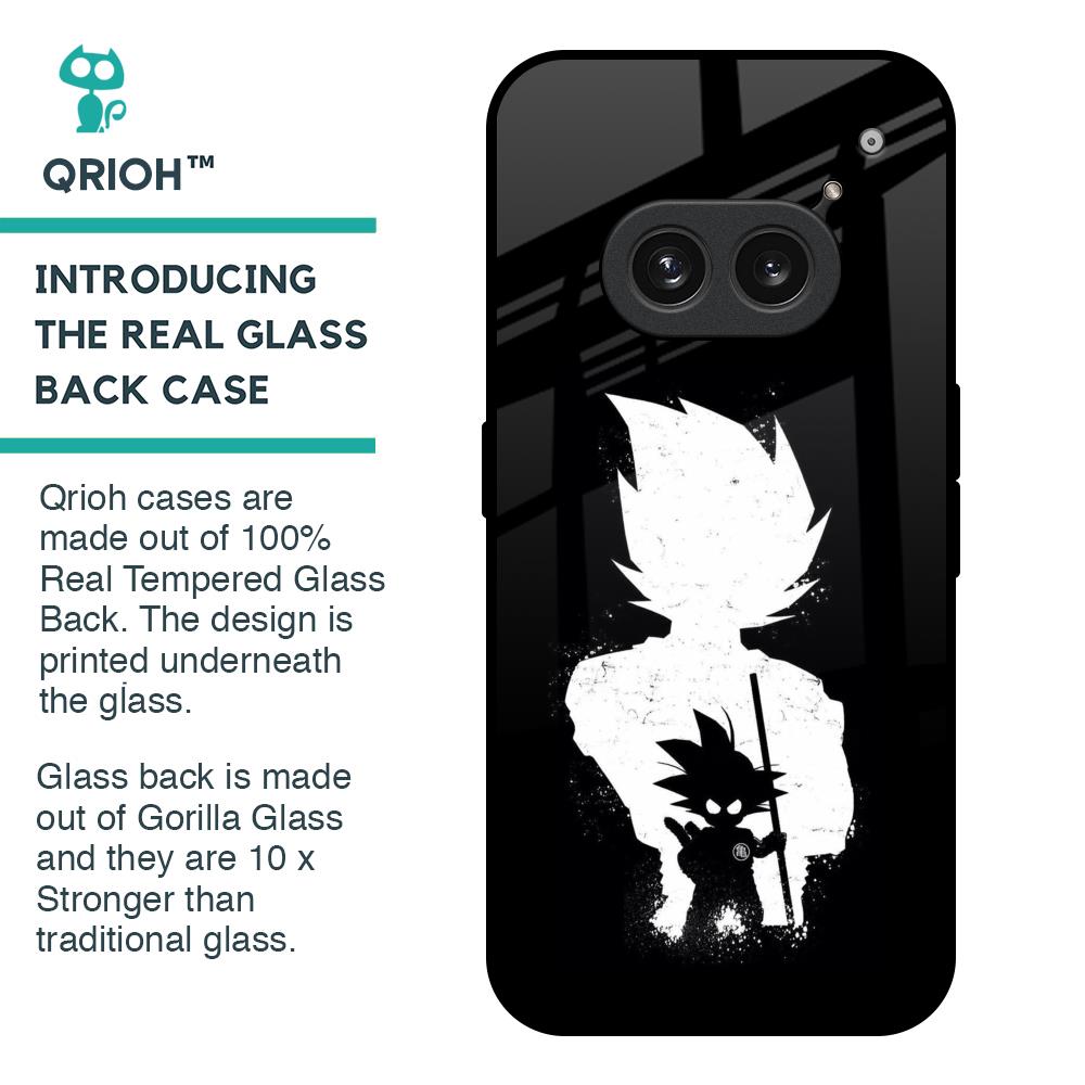 Monochrome Goku Glass Case for Nothing Phone 2a 5G