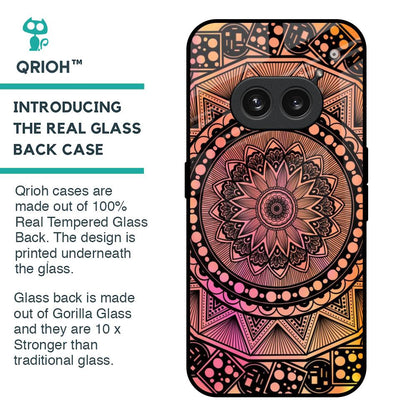 Floral Mandala Glass Case for Nothing Phone 2a 5G