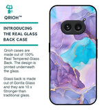 Alcohol ink Marble Glass Case for Nothing Phone 2a 5G