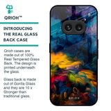 Multicolor Oil Painting Glass Case for Nothing Phone 2a 5G