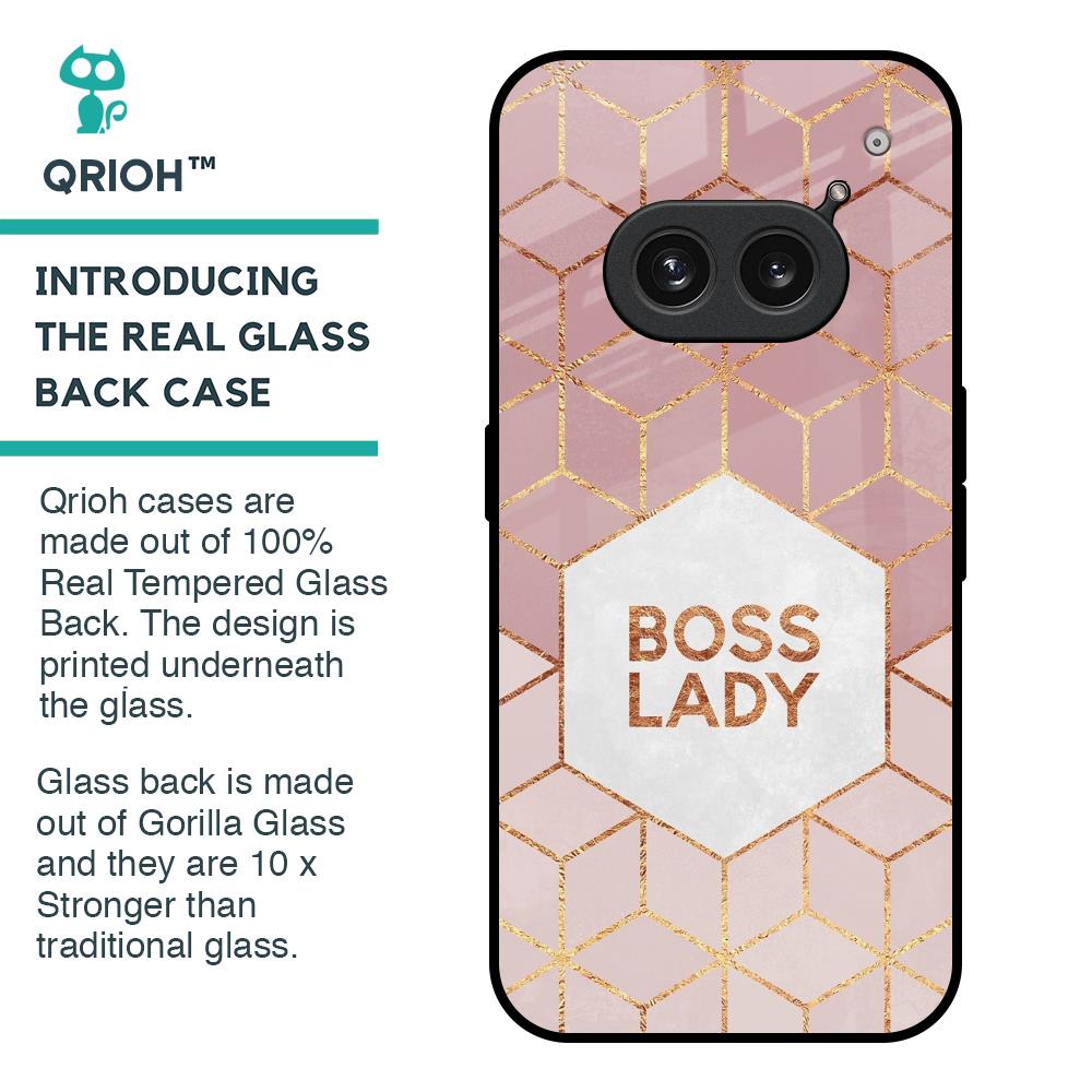 Boss Lady Glass Case for Nothing Phone 2a 5G