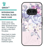 Elegant Floral Glass Case for Nothing Phone 2a 5G