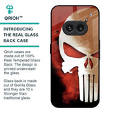 Red Skull Glass Case for Nothing Phone 2a 5G