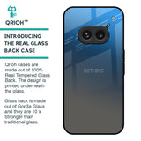 Blue Grey Ombre Glass Case for Nothing Phone 2a 5G
