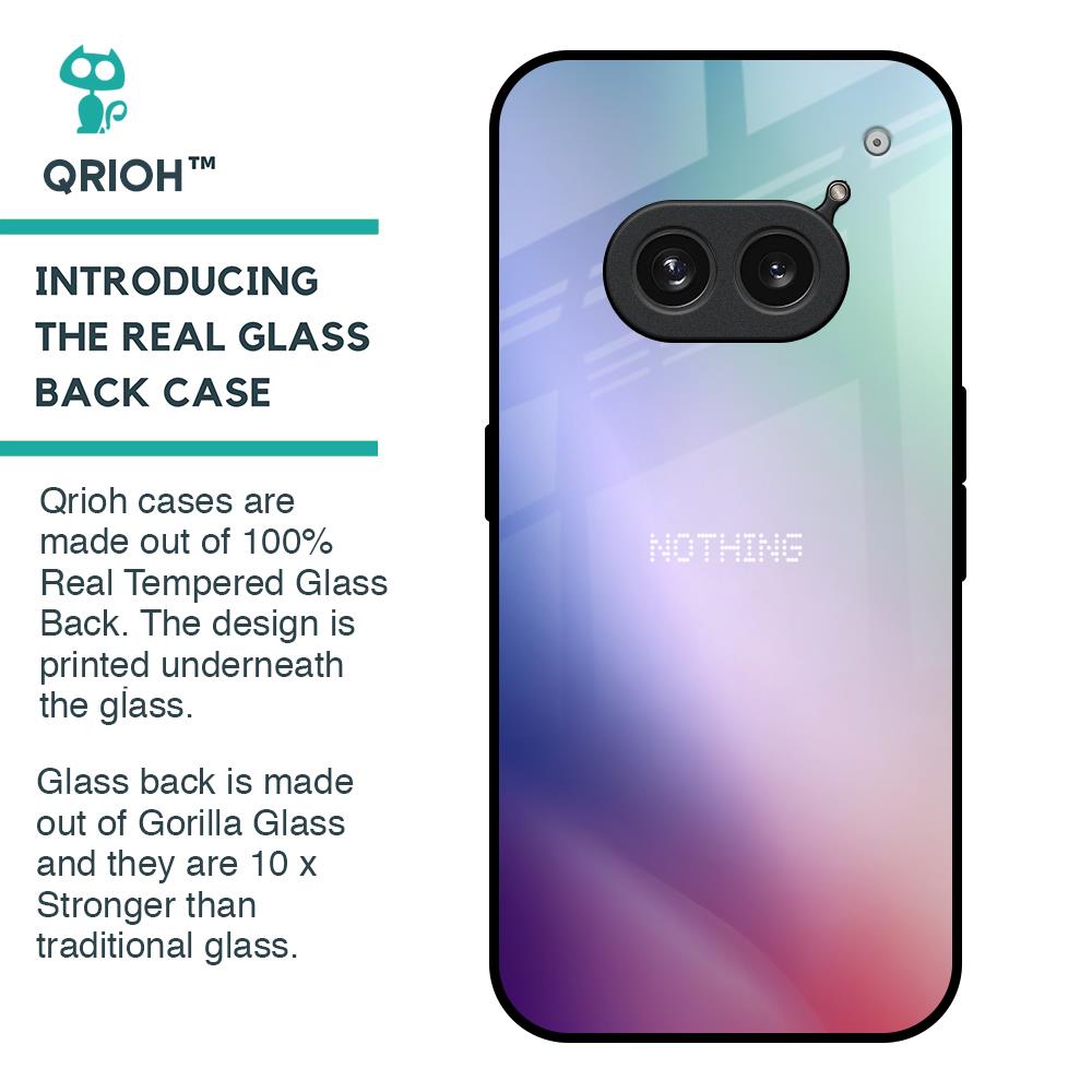 Abstract Holographic Glass Case for Nothing Phone 2a 5G