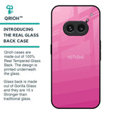 Pink Ribbon Caddy Glass Case for Nothing Phone 2a 5G