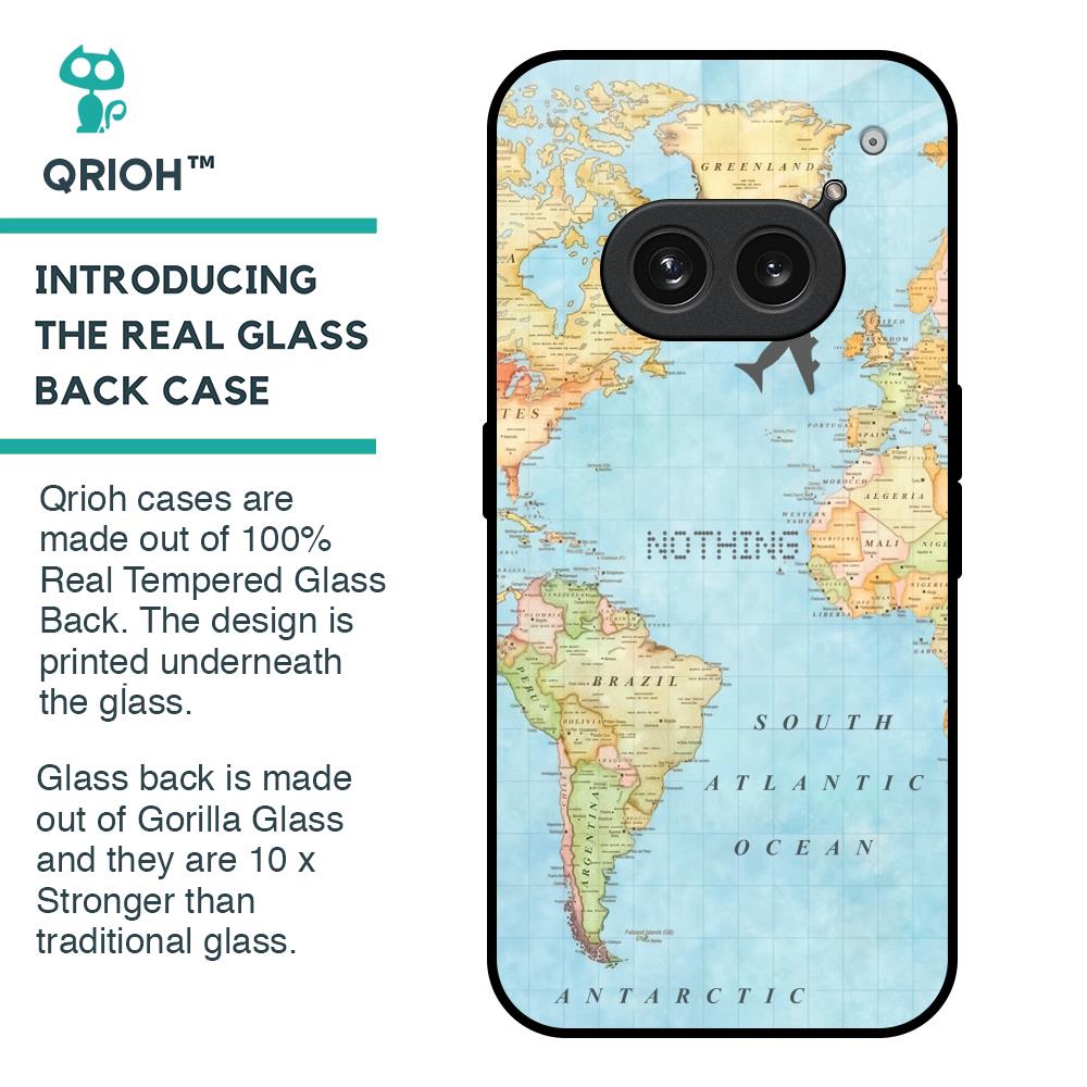 Fly Around The World Glass Case for Nothing Phone 2a 5G