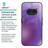 Ultraviolet Gradient Glass Case for Nothing Phone 2a 5G