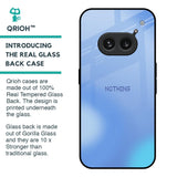 Vibrant Blue Texture Glass Case for Nothing Phone 2a 5G