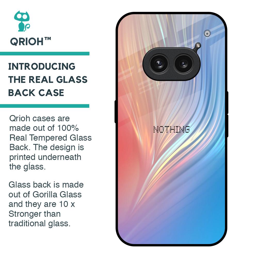 Mystic Aurora Glass Case for Nothing Phone 2a 5G