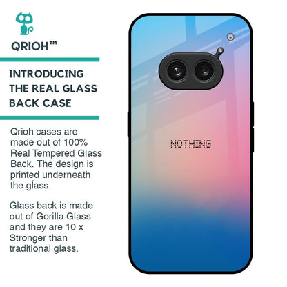 Blue & Pink Ombre Glass case for Nothing Phone 2a 5G