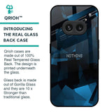 Polygonal Blue Box Glass Case For Nothing Phone 2a 5G