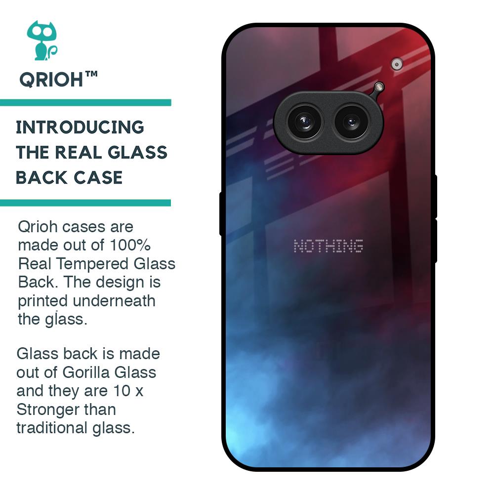 Smokey Watercolor Glass Case for Nothing Phone 2a 5G