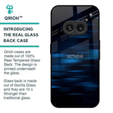 Blue Rough Abstract Glass Case for Nothing Phone 2a 5G