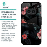 Tropical Art Flower Glass Case for Nothing Phone 2a 5G