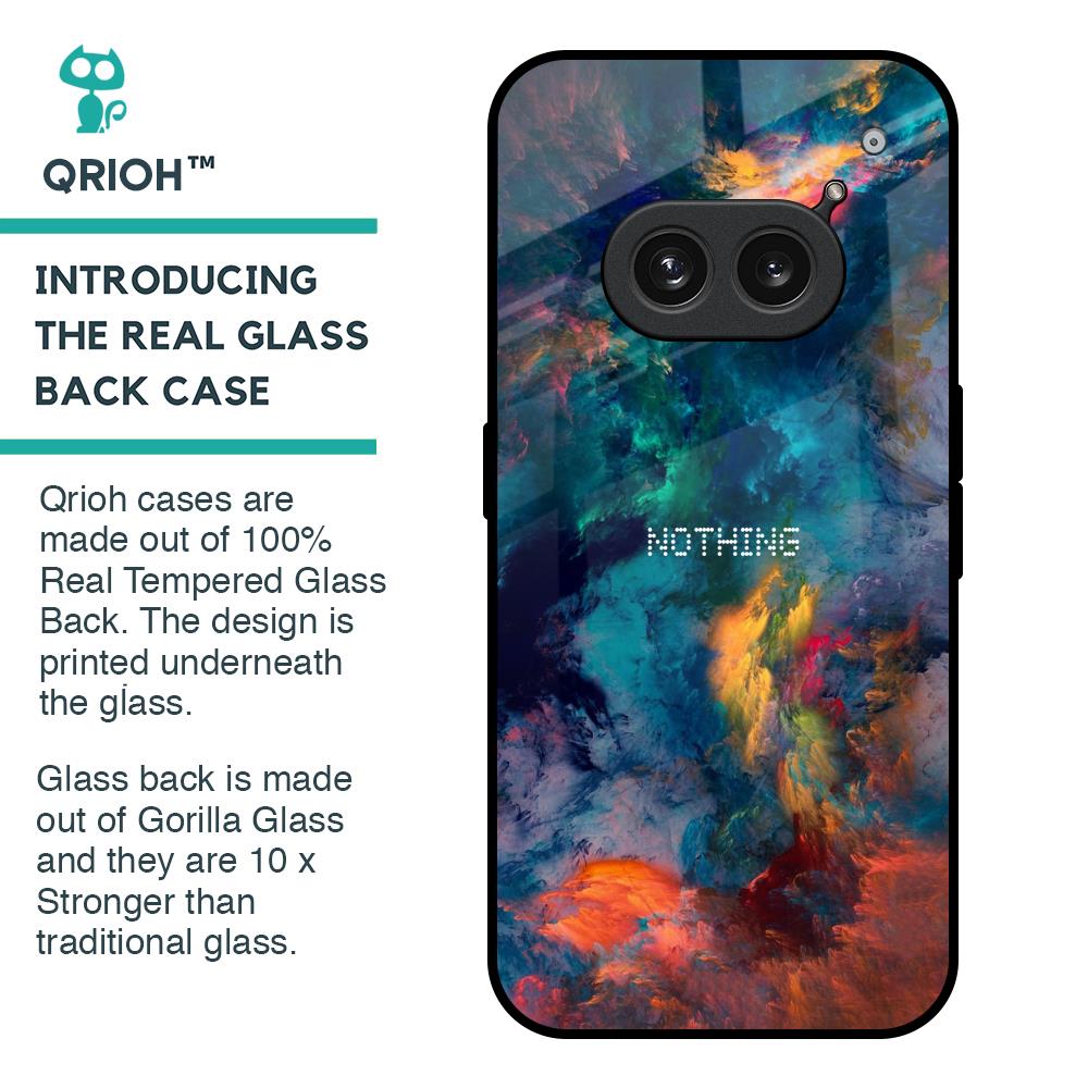 Colored Storm Glass Case for Nothing Phone 2a 5G