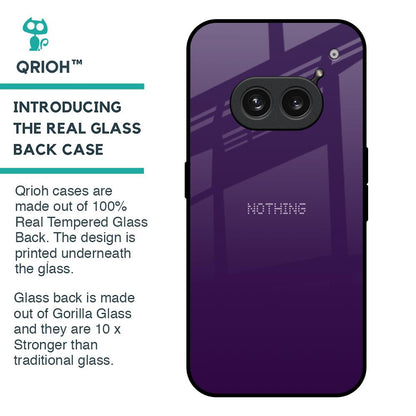 Dark Purple Glass Case for Nothing Phone 2a 5G