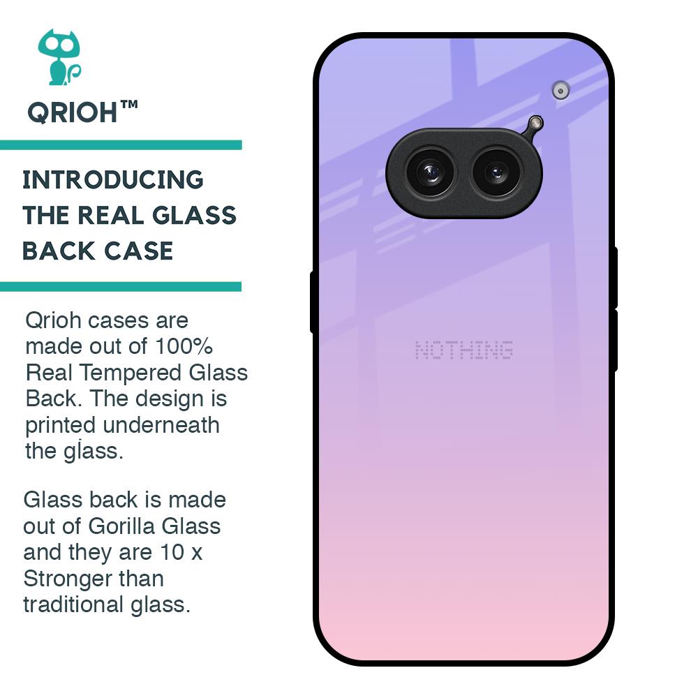 Lavender Gradient Glass Case for Nothing Phone 2a 5G