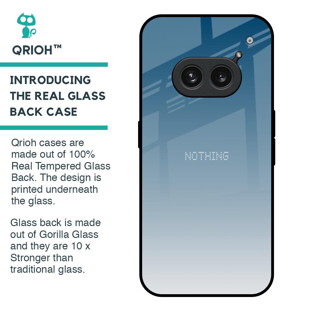 Deep Sea Space Glass Case for Nothing Phone 2a 5G