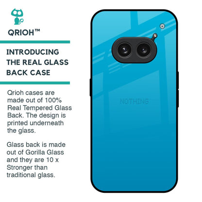 Blue Aqua Glass Case for Nothing Phone 2a 5G