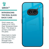 Blue Aqua Glass Case for Nothing Phone 2a 5G