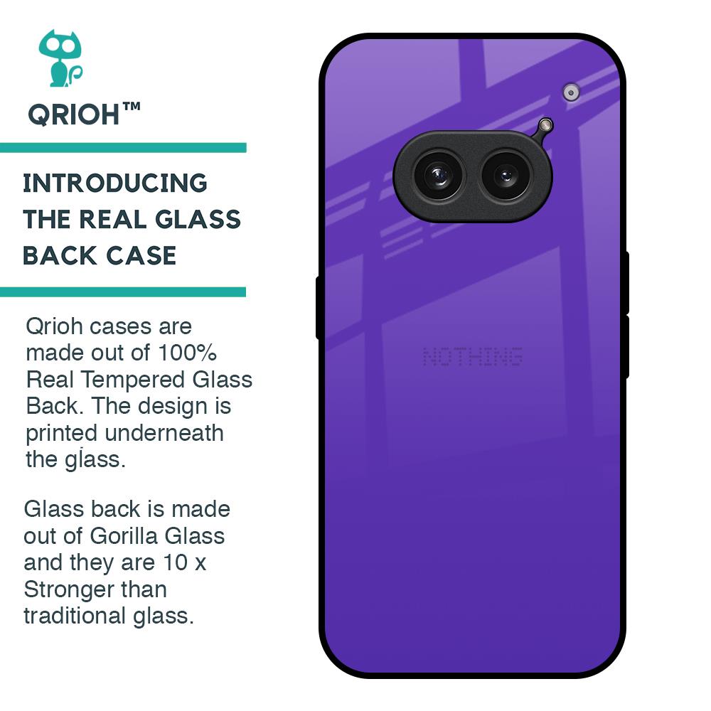 Amethyst Purple Glass Case for Nothing Phone 2a 5G