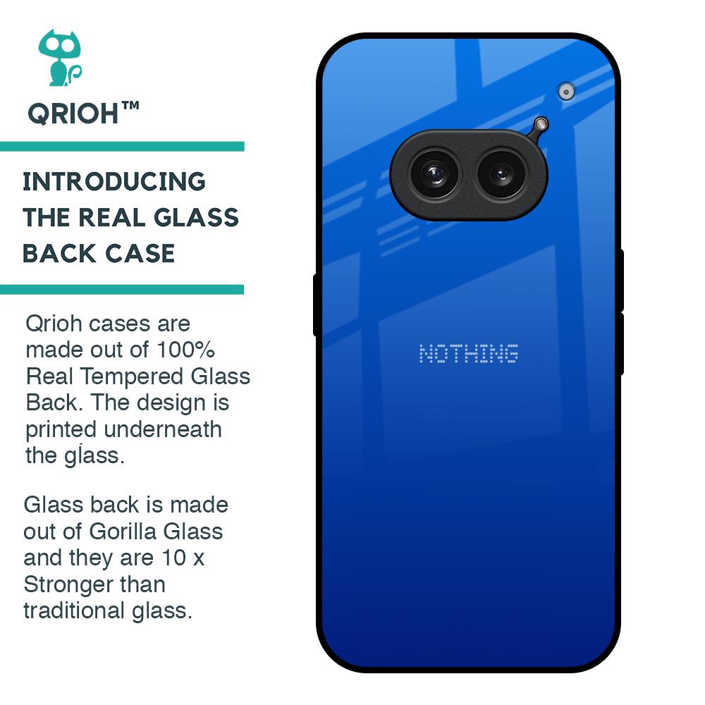 Egyptian Blue Glass Case for Nothing Phone 2a 5G
