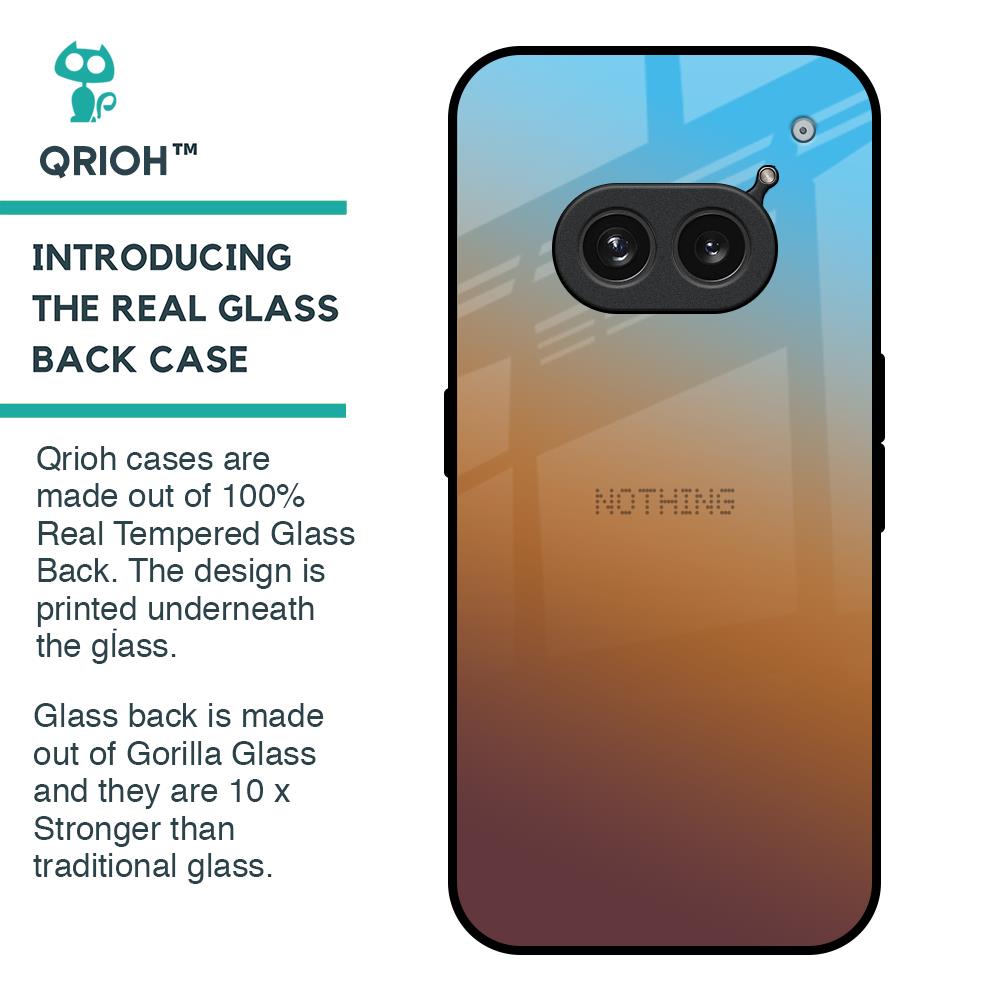 Rich Brown Glass Case for Nothing Phone 2a 5G