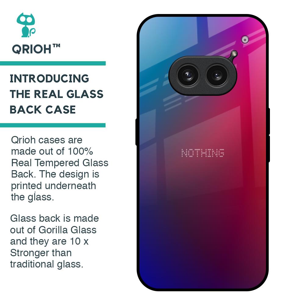 Magical Color Shade Glass Case for Nothing Phone 2a 5G