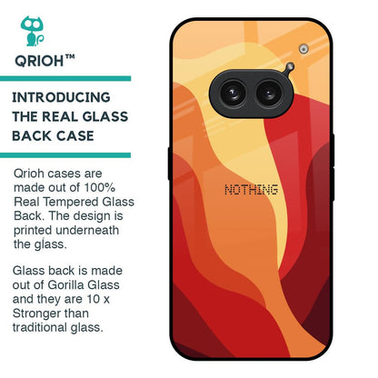 Magma Color Pattern Glass Case for Nothing Phone 2a 5G