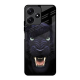 Angry Black Leopard Redmi 12 5G Glass Back Cover Online
