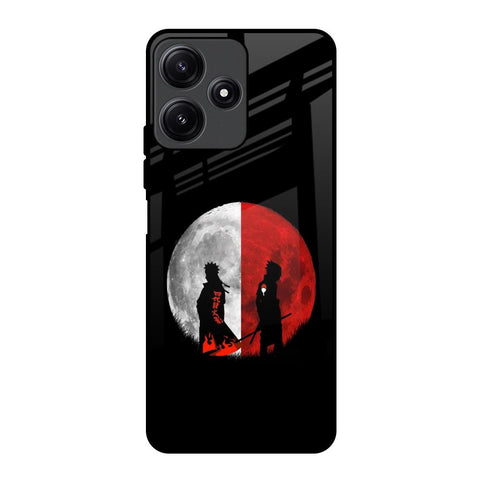 Anime Red Moon Redmi 12 5G Glass Back Cover Online
