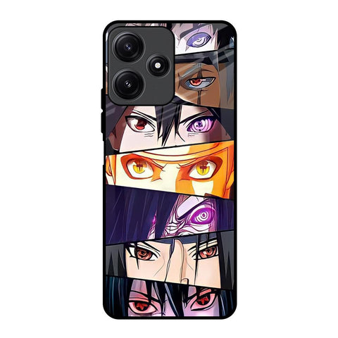 Anime Eyes Redmi 12 5G Glass Back Cover Online