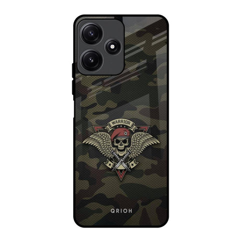 Army Warrior Redmi 12 5G Glass Back Cover Online