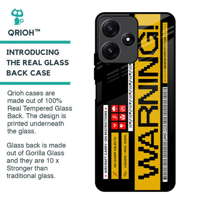 Aircraft Warning Glass Case for Redmi 12 5G