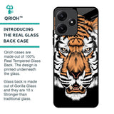 Angry Tiger Glass Case For Redmi 12 5G