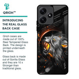 Aggressive Lion Glass Case for Redmi 12 5G