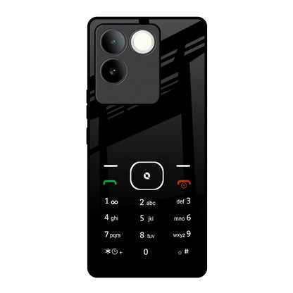 Classic Keypad Pattern iQOO Z7 Pro 5G Glass Back Cover Online