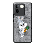 Cute Baby Bunny iQOO Z7 Pro 5G Glass Back Cover Online
