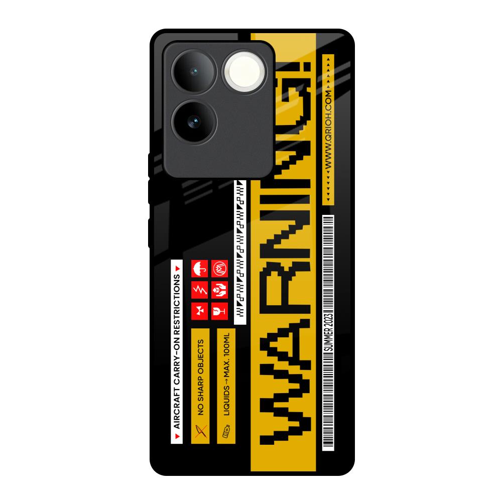 Aircraft Warning iQOO Z7 Pro 5G Glass Back Cover Online