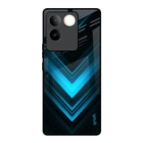 Vertical Blue Arrow iQOO Z7 Pro 5G Glass Back Cover Online