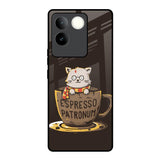 Tea With Kitty iQOO Z7 Pro 5G Glass Back Cover Online