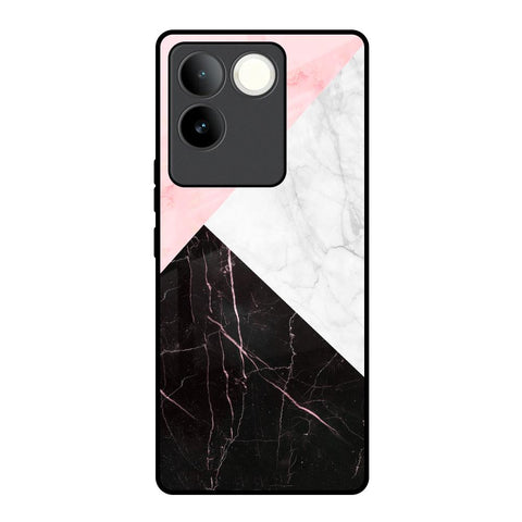 Marble Collage Art iQOO Z7 Pro 5G Glass Back Cover Online