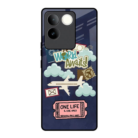 Tour The World iQOO Z7 Pro 5G Glass Back Cover Online