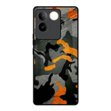 Camouflage Orange iQOO Z7 Pro 5G Glass Back Cover Online